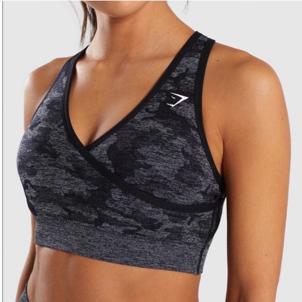 Gymshark Camo Seamless Sports Bra